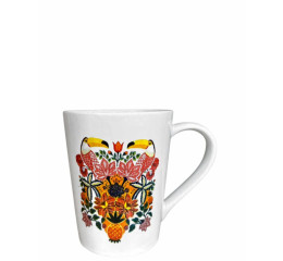 CANECA PORC. MOLDULAR TROPICALIA 250ML CM03